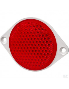 Odblask okrągły przykręcany, czerwony 1415000021