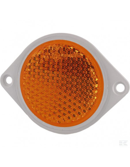 Odblask okrągły przykręcany, pomarańczowy 1415000022