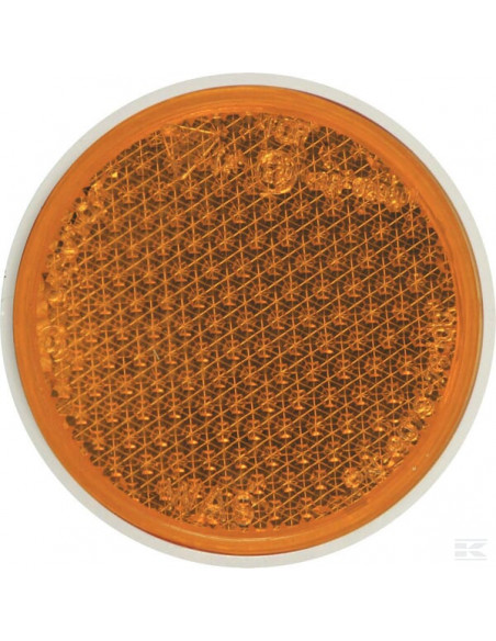 Odblask okrągły ze śrubą, pomarańczowy 1415000012