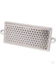 Odblask prostokątny przykręcany, biały 1415000210