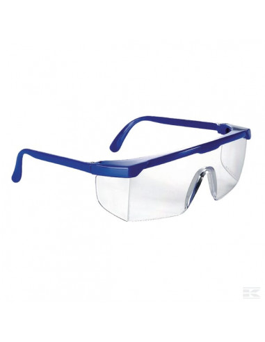 Okulary Univet 511, niebieskie, soczewki przeźroczyste, odporne na zarysowania 1956UV511030100