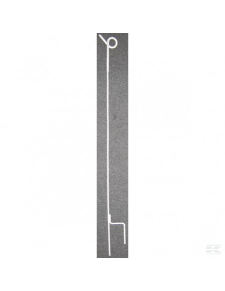 Palik stalowy z izolatorem "świński ogon" 105 cm 44456