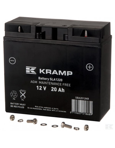 Akumulator 12V 20Ah 140A Kramp SBA2012KR