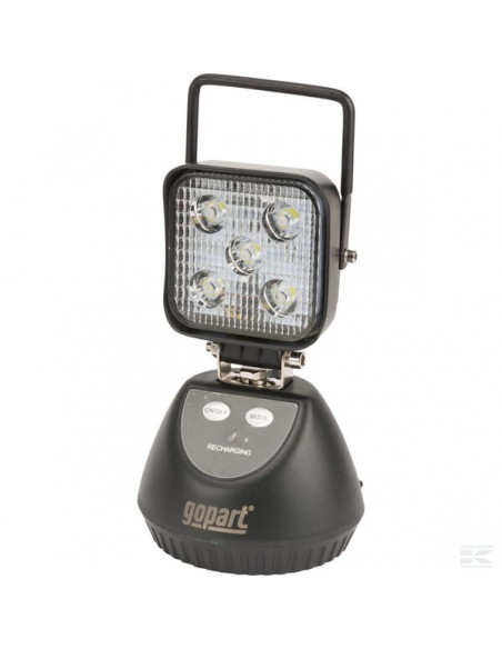 Akumulatorowa lampa warsztatowa robocza LED 12V/230V gopart LA85200