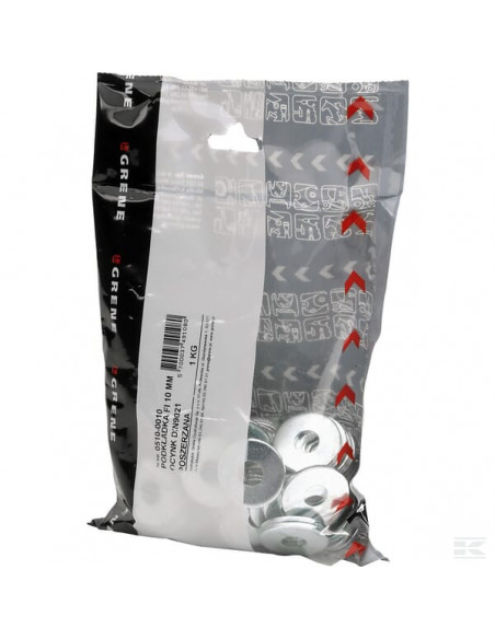 Podkładka płaska poszerzana M10x30x2.5 mm, stal ocynk DIN9021 Kramp 05100010