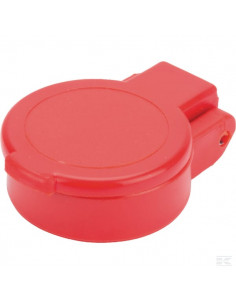 Pokrywa gniazda ISO12,5 bez otworu - czerwona, SZ106A0...