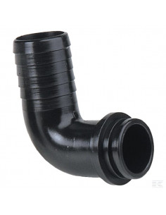 Przyłącze węża 90° pod nakrętke nasadową z pierścieniem...