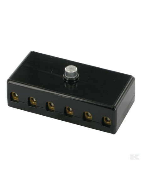 Skrzynka bezpieczników topikowych, sześciokrotna 12/24V przyłącza przewodów śrubowe FB10008KR