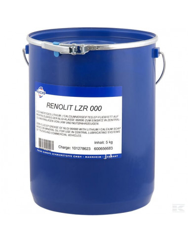 Smar półpłynny Renolit LZR 000 Green, 5 kg 1073308105