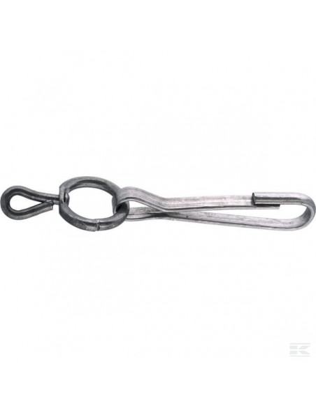 Spinacz łańcucha z okrętką, L-190 mm 1554082336