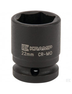 Klucz nasadowy udarowy 6-kt. 1/2", 22 mm 1803524622KR