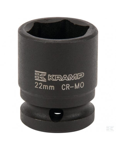 Klucz nasadowy udarowy 6-kt. 1/2", 22 mm 1803524622KR