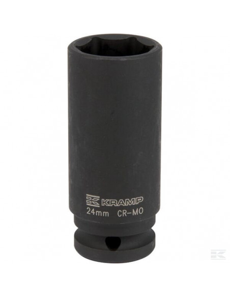 Klucz nasadowy udarowy przedłużany 6-kt. 1/2", 24 mm 1803544624KR