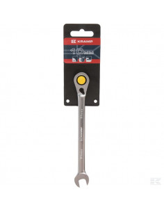 Klucz płasko-oczkowy z grzechotką, 10 mm, Kramp 1802030010KR