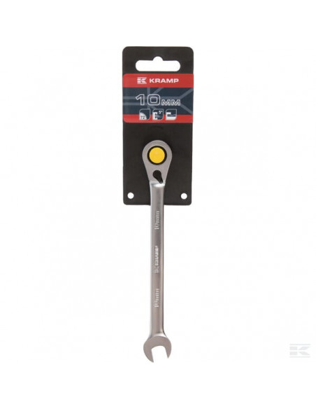 Klucz płasko-oczkowy z grzechotką, 10 mm, Kramp 1802030010KR