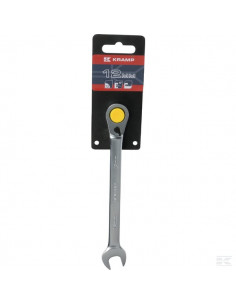 Klucz płasko-oczkowy z grzechotką, 12 mm, Kramp 1802030012KR