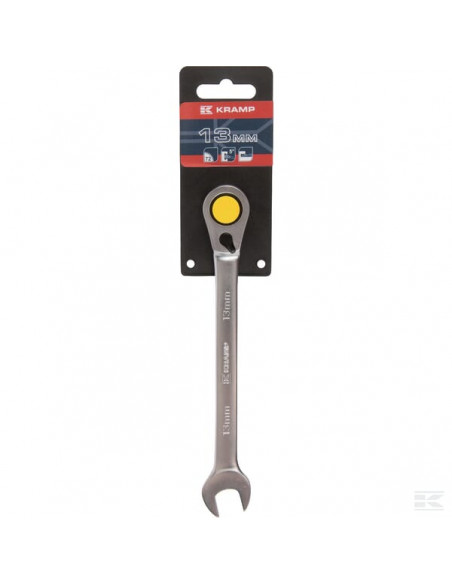 Klucz płasko-oczkowy z grzechotką, 13 mm, Kramp 1802030013KR
