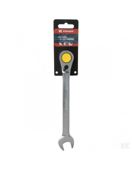 Klucz płasko-oczkowy z grzechotką, 16 mm, Kramp 1802030016KR