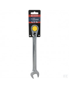 Klucz płasko-oczkowy z grzechotką, 18 mm, Kramp 1802030018KR