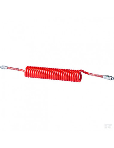 Wąż silikonowy Wabco, Ø 12x2, czerwony, M16x1,5, L-4m 12714527130010