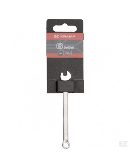 Klucz płasko-oczkowy, 6 mm, Kramp 1802025006KR