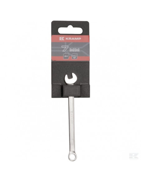 Klucz płasko-oczkowy, 7 mm, Kramp 1802025007KR
