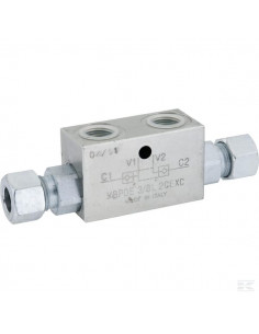 Zawór zwrotny sterowany bliźniaczy VBPDE-2, G3/8" - M18 x...