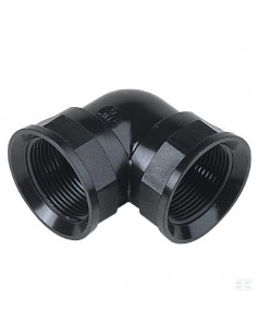 Kolanko 90° gwint wew./ gwint wew. z pierścieniami...