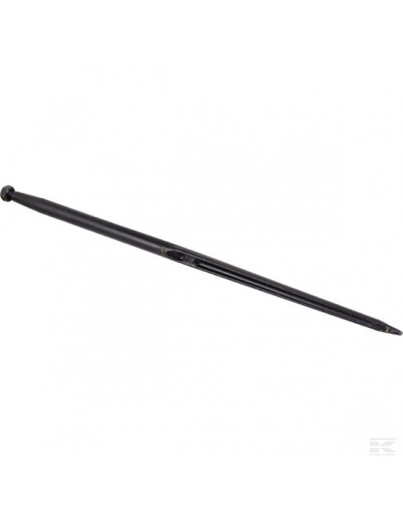 Ząb ładowacza, prosty, profil podwójne T 42x1200 mm końcówka szpiczasta z nakrętką M28x1.5 czarny gopart 519312028