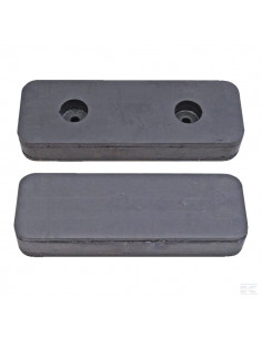 Zderzak gumowy, 195 x 65 x 30 12897032010010