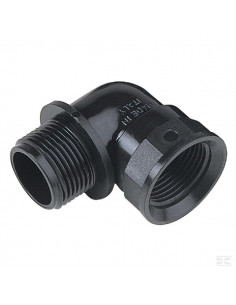 Kolanko 90° gwint wew./ gwint zew. z pierścieniami...