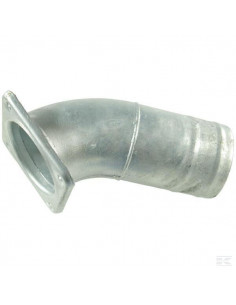 Kolano 45° z kołnierzem czworokątnym i tuleją do węża...