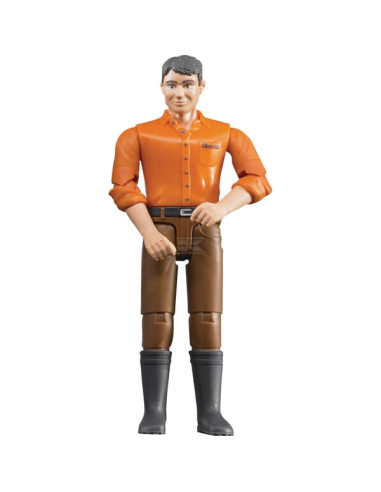 Mężczyzna W Brązowych Spodniach